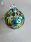 KITRAS Art Glass Hand Blown 3" Ball Ornament Tree Of Enchantment Dreams 2009 — photo 4