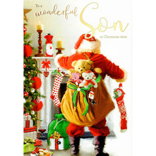 Wonderful Son Singing Musical Christmas Card Sound Of Christmas Range