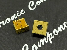 2pcs - SPECTROL 63P 100R 10%  3/8" Single-Turn Trimmer Resistor / Potentiometer