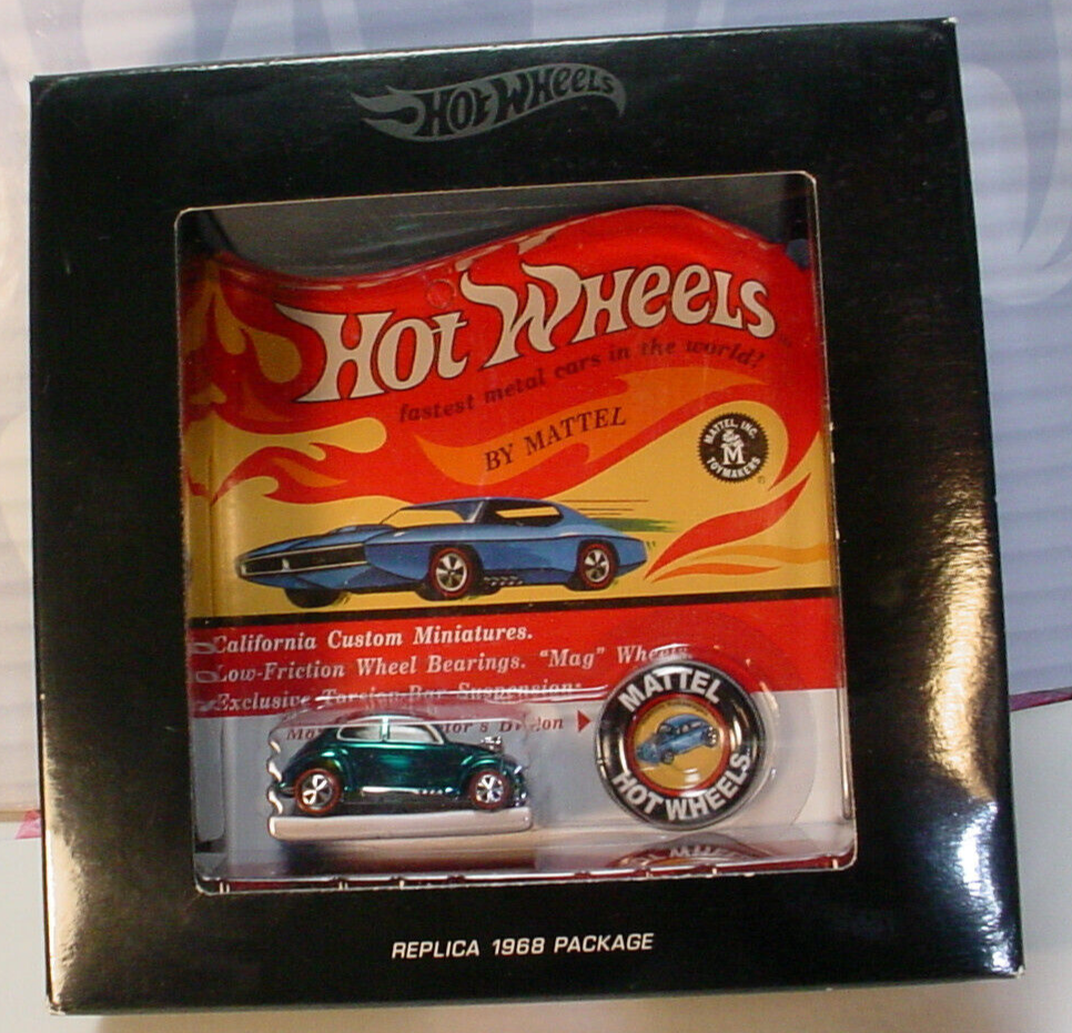 2011 Hot Wheels RLC Original 16 Replica 1968 aqua CUSTOM