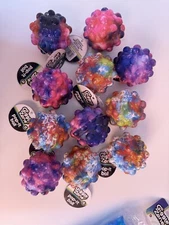 11 Giggle Zone Pop It Ball Pop Stress Balls Fidget Toy 3d Squeeze Bubbles Lot