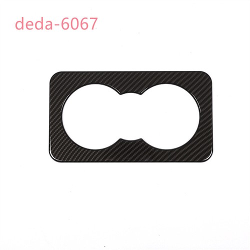 Cubierta trasera de taza de agua ABS de fibra de carbono para Discovery 5 Jaguar F-PACE XE XF - Imagen 6 de 13