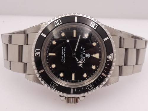 ROLEX SUBMARINER 5513 WITH SERVICE FULLY STICKERED ANNO 1988 AUTOMATIC TOP WATCH - Imagen 4 de 17