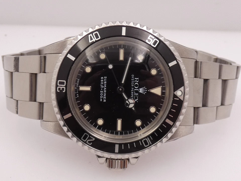 ROLEX SUBMARINER 5513 SERVICED IN ROLEX FULLY STICKERED 1988 AUTOMATICO OROLOGIO - Immagine 4 di 4