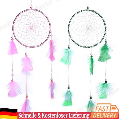 Feathers Dream Catcher Wall Hanging Home Car Decor Ornament Craft