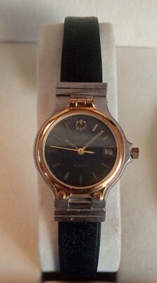Reloj Servette, Quartz, Dama, Náutico, calendario, correa de caucho 