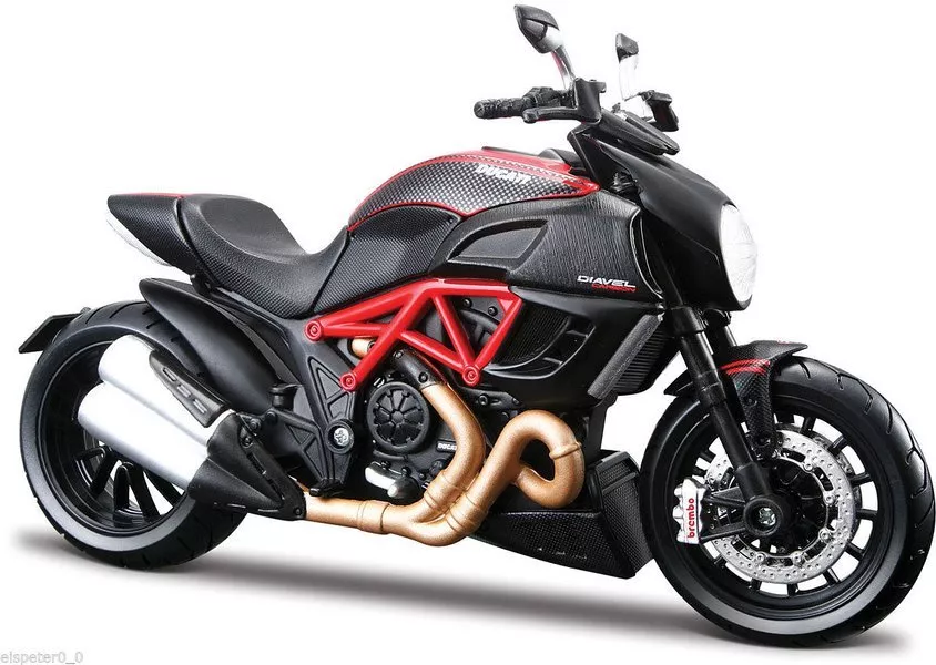 MAISTO 1 12 Ducati Diavel CARBON MOTORCYCLE BIKE DIECAST MODEL TOY GIFT