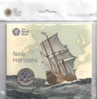 2020 Brilliant Uncirculated Mayflower New Horizons Ship £2 Coin BU Pack Sealed A
