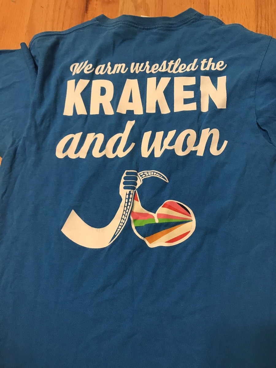 Vintage Kmart Uniform Shirt Arm Wrestle The Kraken Size M