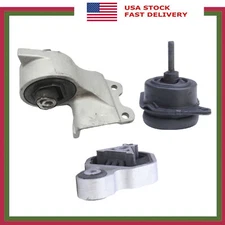 Set 3PCS Engine Motor & Automatic Transmission Mount For Lincoln MKT 2.0L 13-15