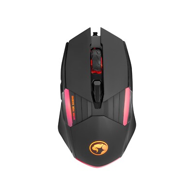Marvo Scorpion M291 Gaming Maus USB 6 LED Farben einstellbar bis zu 6400 DPI