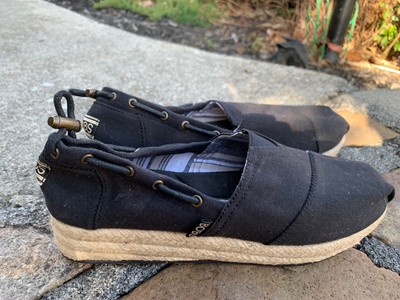 BOBS shoes 34110 Size 9M Black Slip On 