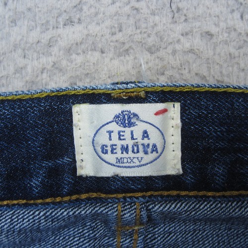 Tela Genova Jeans Herren 31x32 Blau Selvedge Denim Sartoria Italiana Straight Fit - Bild 3 von 19