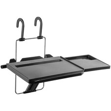 Height Adjustable Steering Wheel and Backseat Tray