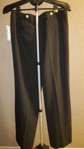 Larry Levine Black Stretch Slack - Picture 3 of 4