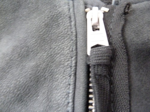 AllSaints Avon Bomber Jacket Men's Large 100% Leather Suede Varsity Style - Picture 4 of 13