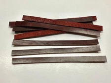 Leather Straps - Burgundy Latigo - 5/8" x ~8" - Pack of 10 (A100)