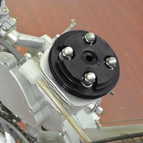 Cubierta y junta de culata negra de 50 mm para bicicleta motorizada de 2 tiempos de 100 cc - Imagen 7 de 7