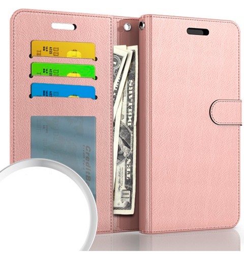 Funda tipo billetera para teléfono TCL 50 XE 5G T614D + vidrio templado - Imagen 2 de 4