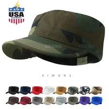 BDU Fitted Army Cadet Military Cap Hat Patrol Castro Combat Hunting Fitted