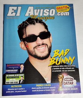 El Aviso Magazine Bad Bunny - October 2022