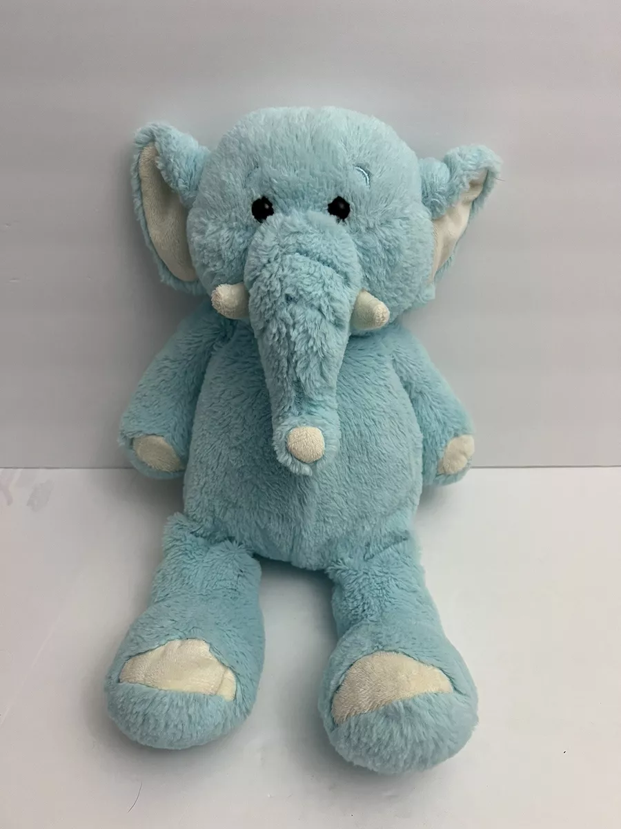 Blue elephant sales plush toy