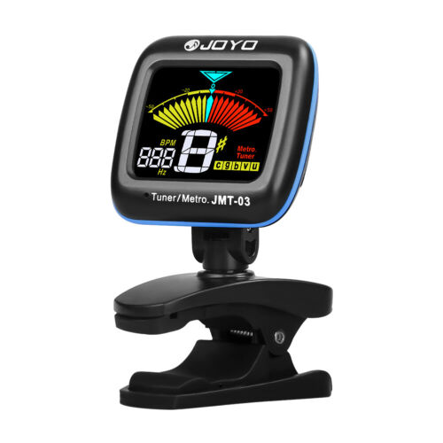 JOYO Guitar Tuner Digital Clip-On Electronic Tuner Metronome with Color Display - Picture 2 of 12