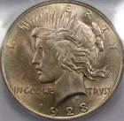 1923 Peace Silver Dollar Gem BU ICG MS-64... Stunning with Pretty Toning! NICE!!