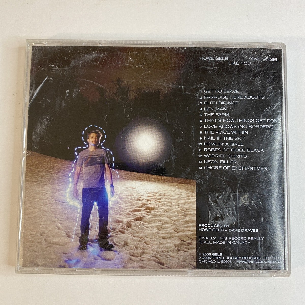Sno Angel Like You By Howe Gelb (CD, 2006, Thrill Jockey
