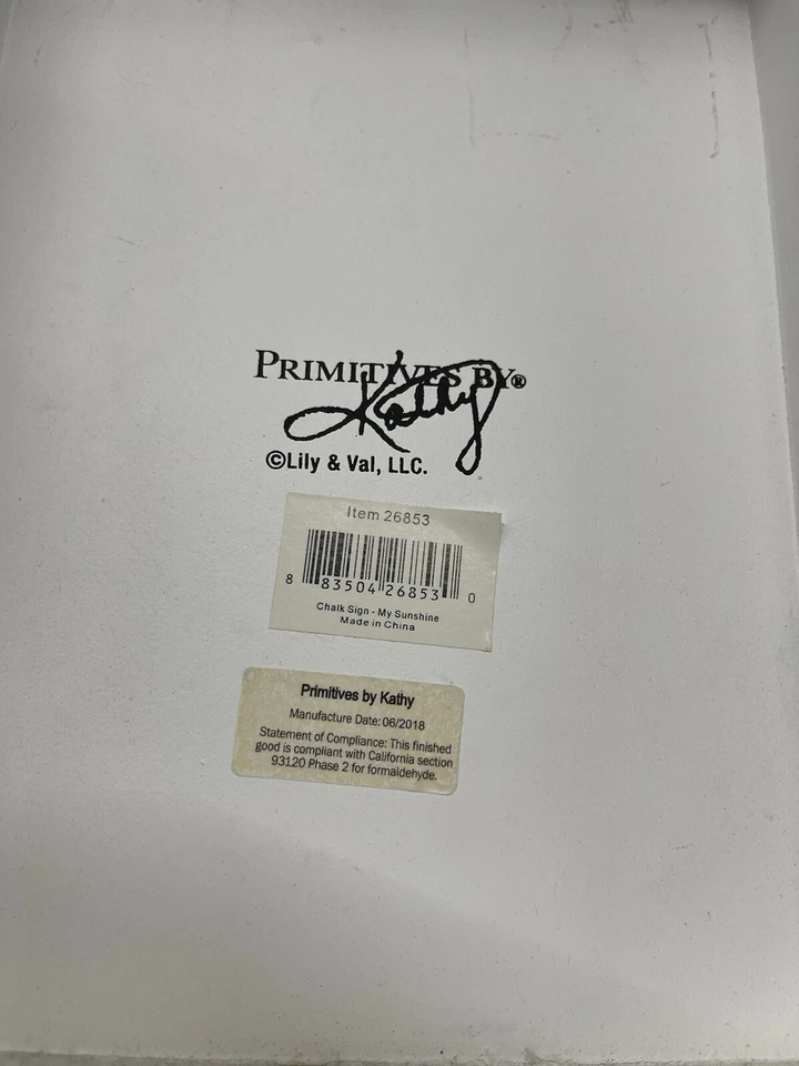 Primitives by Kathy Chalk Sign, Sunflowers - You Are My Sunshine (26853) - Image 3 of 4