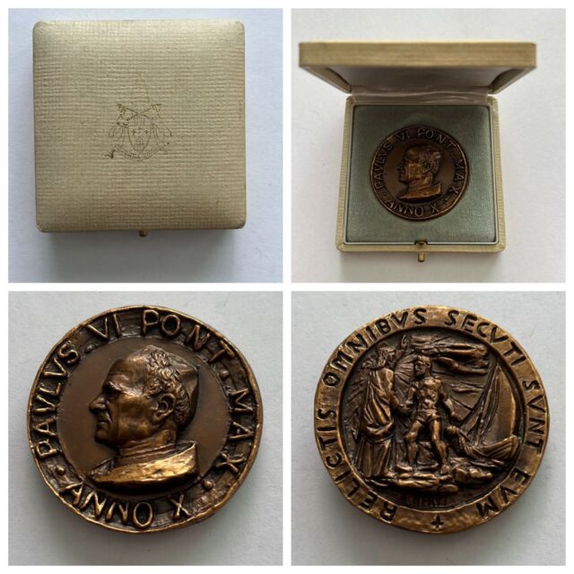 Vatikan Paul VI. Bronze 45 mm / 50 8 g #GLX
