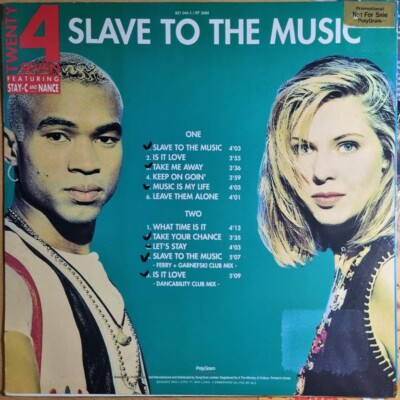 EX Promo / TWENTY 4 SEVEN - Slave to the Music [ 1994 Korea Orig