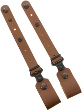 Galco MC2TD Horizontal Shoulder Holster System Tie Down Set 2 Tan Leather MC2TD
