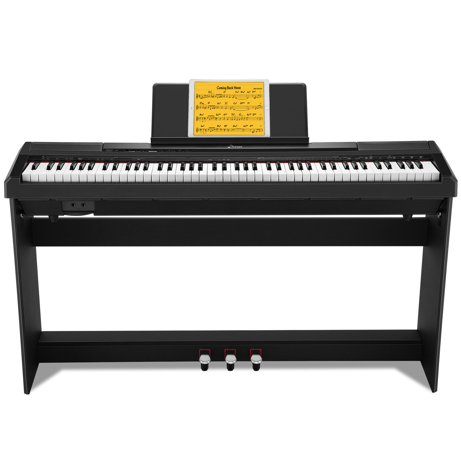 Donner DEP-10 Digital Piano 88-Key Semi Weighted Electric Keyboard w/ Stand
