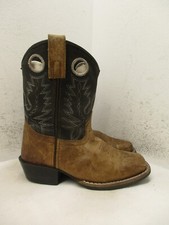 Smoky Mountain Boots Brown Leather Kids Cowboy Western Sty 3243C Size 12.5 R