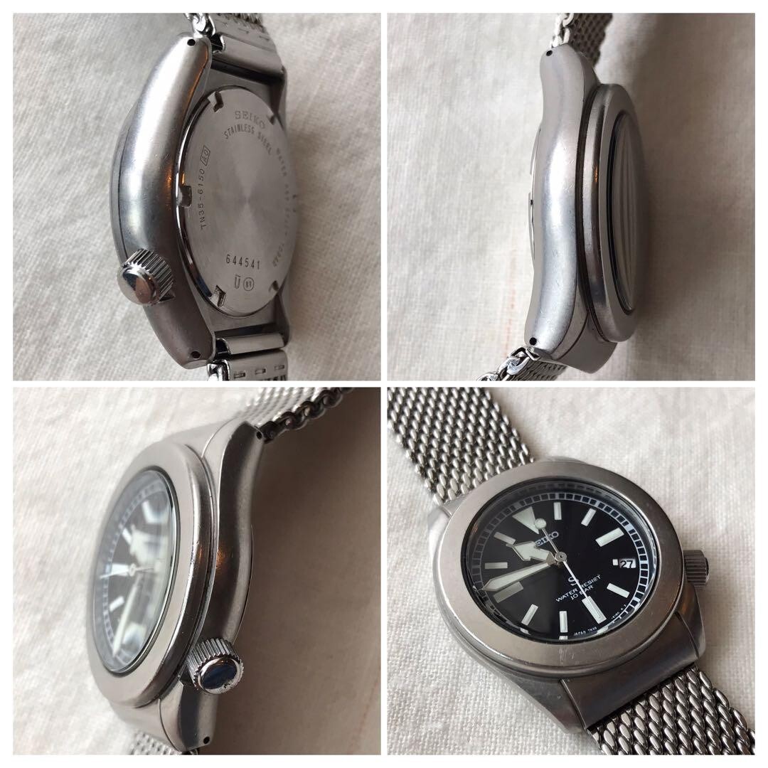 Seiko SUS 7N35-6150 Stainless Mesh Strap Watch - Used S1030 Seiko SUS 7N35-6150 Stainless Mesh Strap Watch - Used S1030