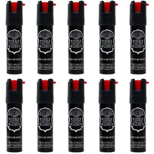 10 PACK Police Magnum pepper spray 3/4oz Safety Lock Defense Security Protection