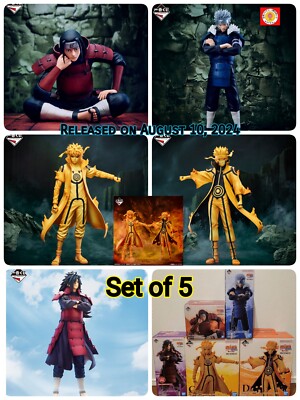Ichiban Kuji Naruto Connecting Feelings A B C D Last One Prize Set