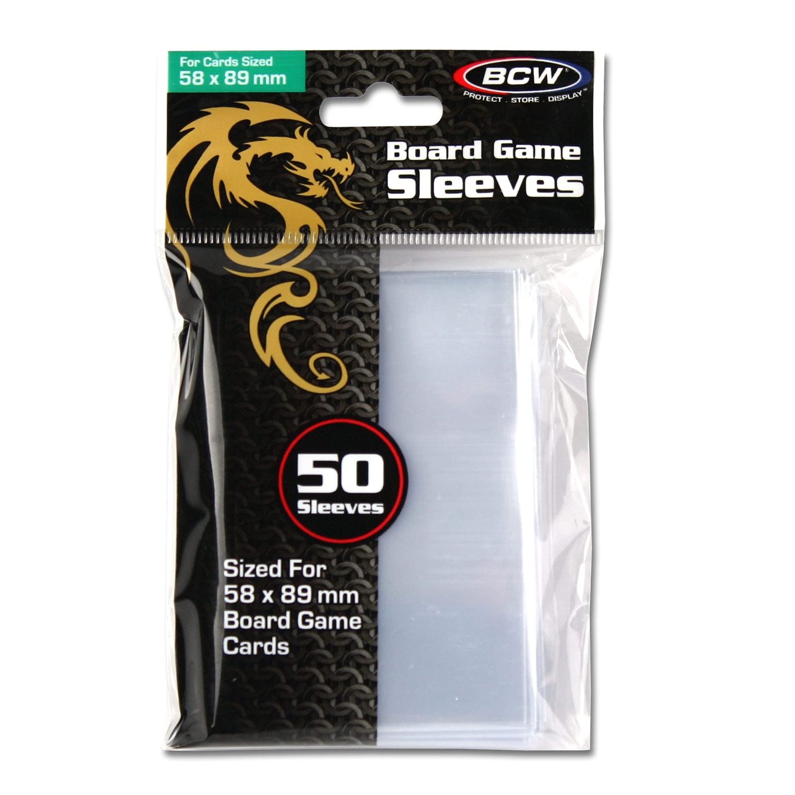 Thumbnail - Bcw Board Game Sleeves - Std Chimera (58mm X 89mm)