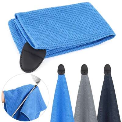 Magnetic Golf Towel, Sticks to golf club or cart, Gift for dad, Size 23.6*15.7in