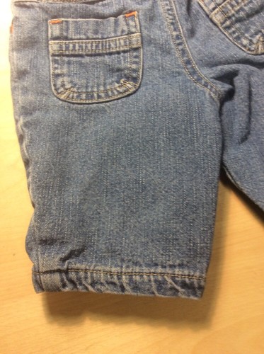 Lined Jean Pants 0-3 Mo 100% Cotton Liner 60/40 Cotton/Poly GnuFashion - Picture 12 of 12