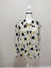 LANE BRYANT/PLUS 22/24 SHIRT/WOMEN'S/FLORAL/BUTTON UP/SLEEVE LONG/HONG KONG/