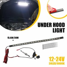 Automatic Onoff Under Hood Led Light Strip Kit 6000k White Engine Compartment