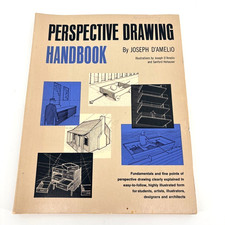 Vintage Perspective Drawing Handbook Paperback 1964 by D'Amelio, J.