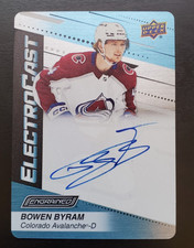 2023-24 Engrained Bowen Byram ElectroCast Metal Auto #EC-45 Colorado Avalanche