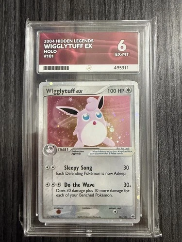 Pokemon Wigglytuff ex 101/101 Holo Ultra Rare Hidden Legends ACE 6