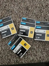 1PK Black on White Polyester Label Tape 12mm 18483 for Dymo Rhino 4200 PRO 1000