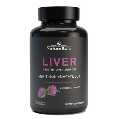 Liver Support Complex with TUDCA NAC Milk Thistle Astragalus 120 Capsules