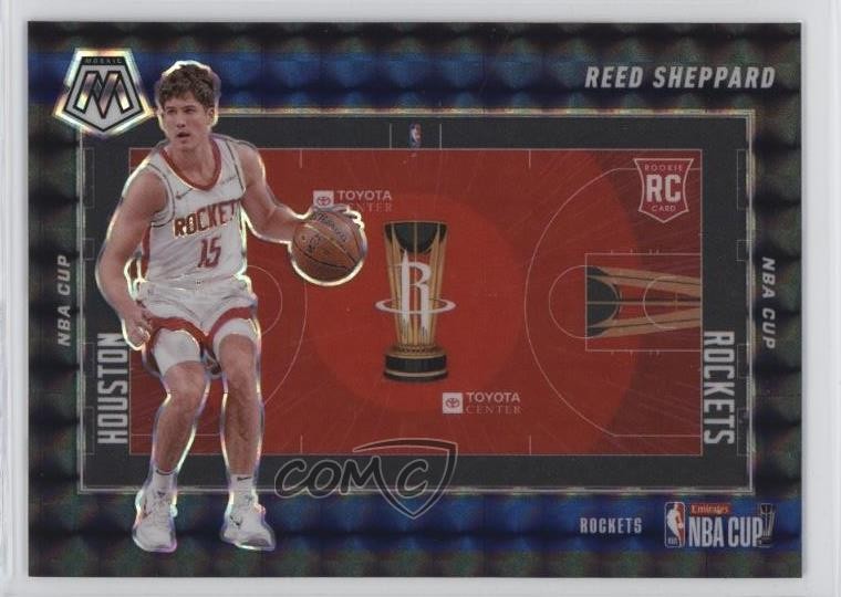 2024-25 Panini Mosaic NBA Cup Reed Sheppard #17 Rookie RC