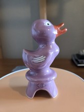 Boyd Purple Red Beak Duck Pie Bird / Pie Vent Funnel Marked 4.75&rdquo;